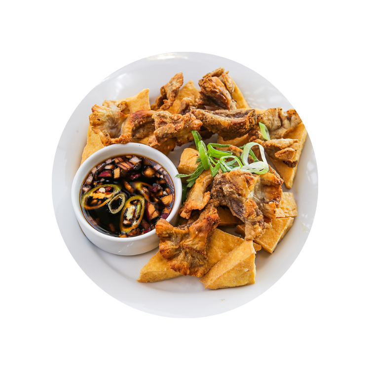 Tokwa't Chicharong Bulaklak