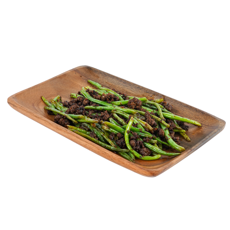 Sauteed French Beans with Ground Beef