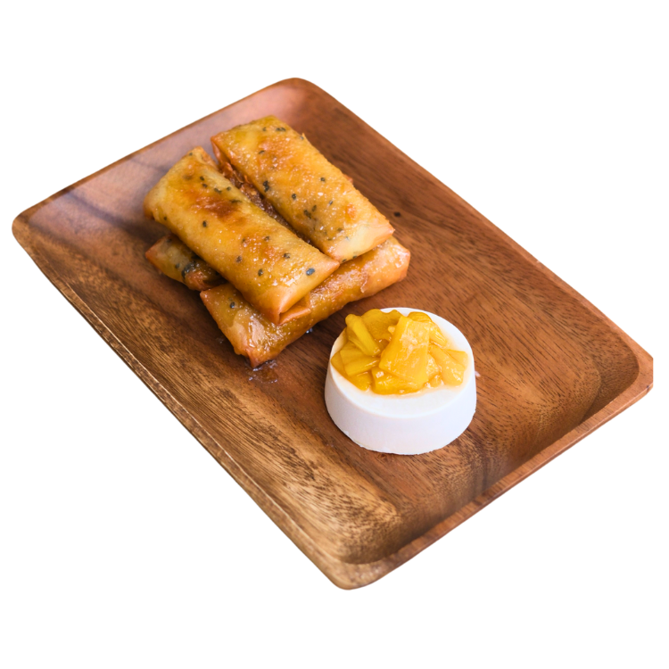 Homemade Turon with Sweet Langka