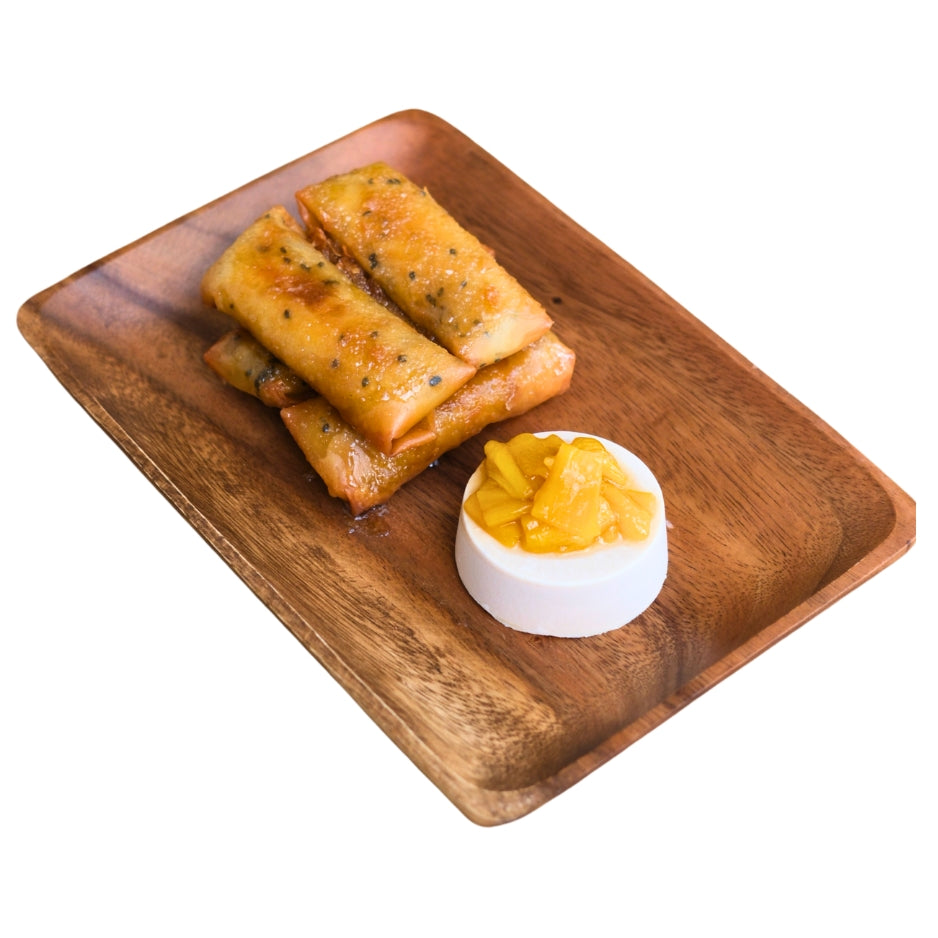 Homemade Turon with Sweet Langka
