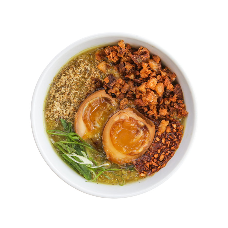 Sisig with Bagnet Crisps Lugaw